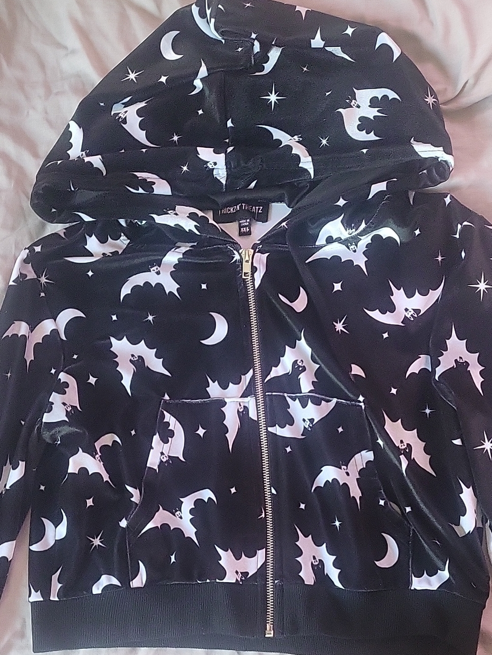 Trickz N Treatz Velvet Zip Up